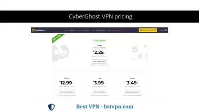 VPN Olympics: What Is The Best VPN Monthly Deal? : 4: CyberGhost VPN, with 1 gold medal, 1 silver medal, and 1 bronze medal, average monthly VPN deal $7.53