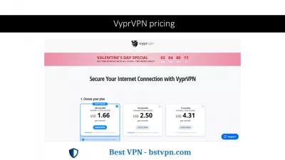 VPN Olympics: What Is The Best VPN Monthly Deal? : 7: VyprVPN, with 1 silver medal, average monthly VPN deal $21.12